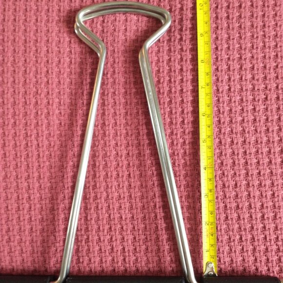 Studio Cult Binder Clip Bag Purse in Black and Silver - Picture 12 of 16